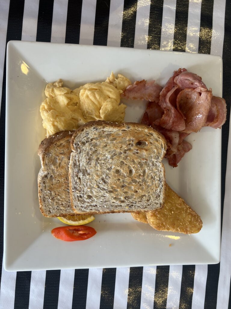 Ruff Ruff Reviews - Dog-Friendly Cafe - Cafe 63, Burpengary - Bacon and Eggs
