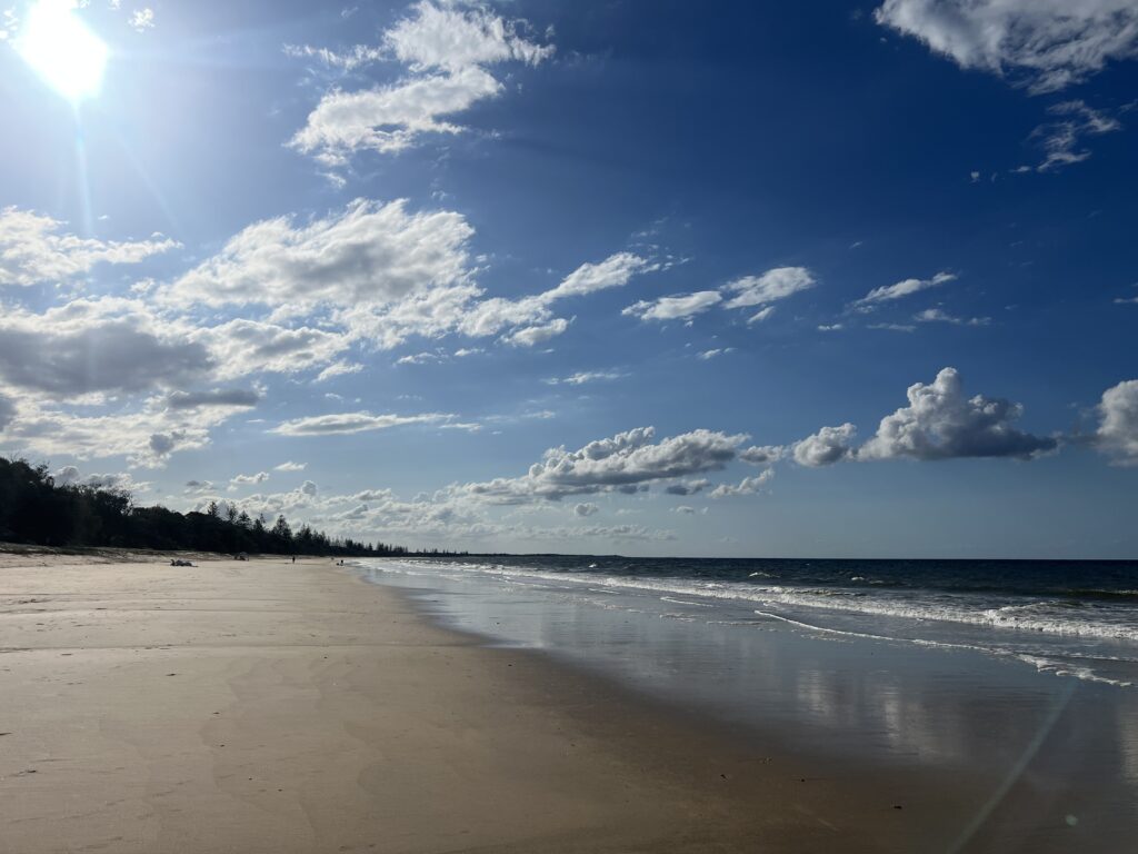 Ruff Ruff Reviews - Banksia Park and Woodgate Beach - Endless beach