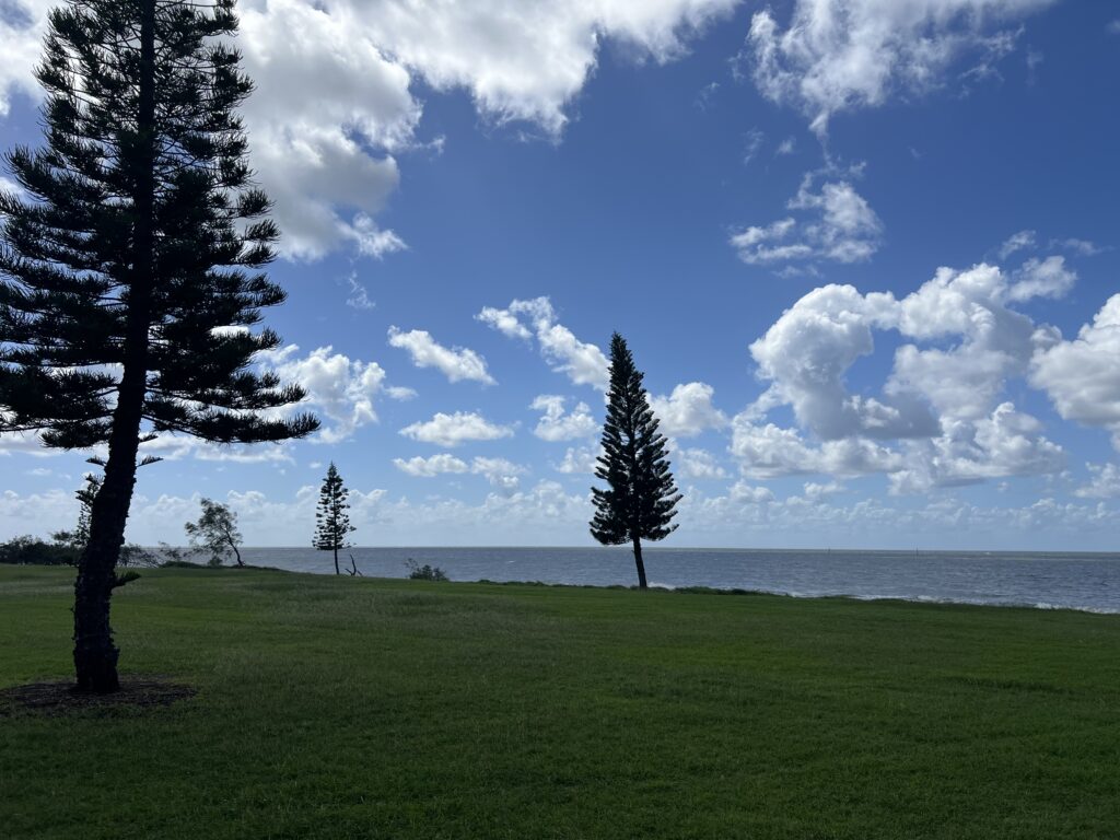 Ruff Ruff Reviews - Burnett Heads Dog Park and South Head Parklands - View of ocean