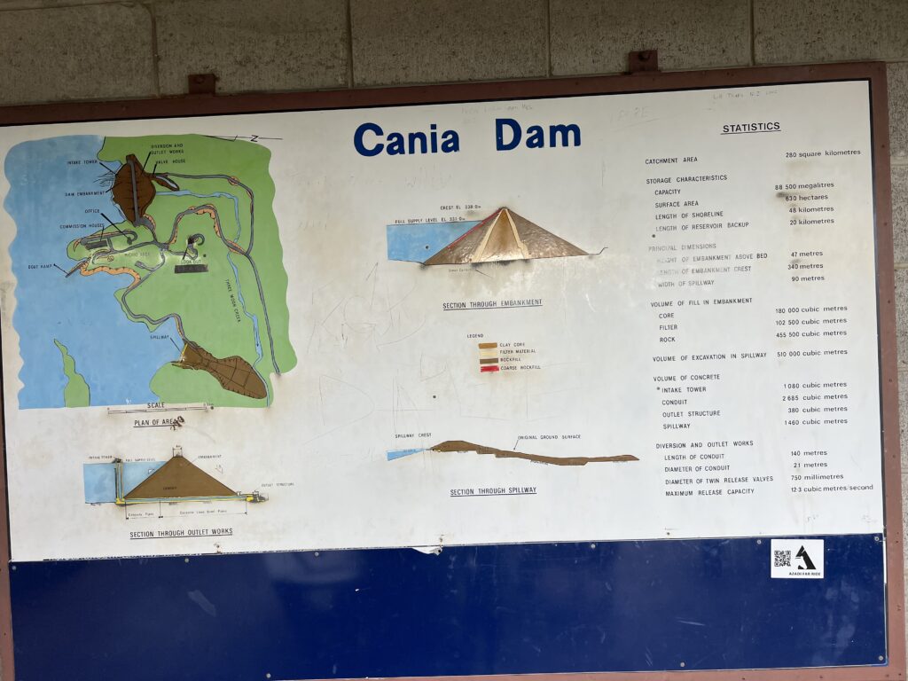 Ruff Ruff Reviews - Cania Dam, Cania Gorge - Sign