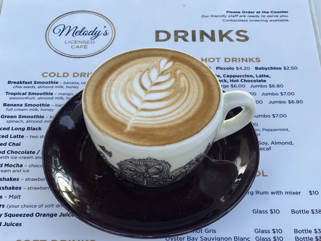 Ruff Ruff Reviews - Melody's Licensed Cafe, Mooloolaba - Coffee