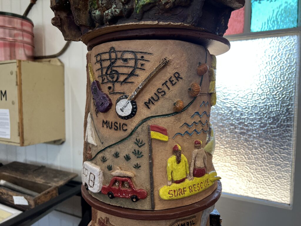 Ruff Ruff Reviews - Mary Valley Rattler Train and Station, Gympie - Historical artwork