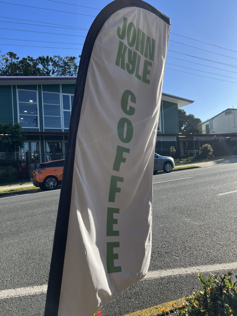 Ruff Ruff Reviews - John Kyle Espresso, Buderim - Street Sign