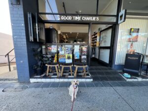 Ruff Ruff Reviews - Good Time Charlie's, Nambucca Heads - Ralph outside