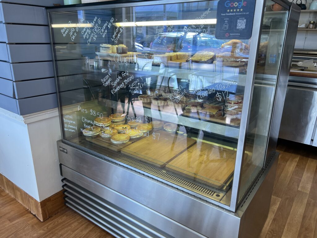 Ruff Ruff Reviews - Earthborn Bowra Cafe, Nambucca Heads - Food cabinet