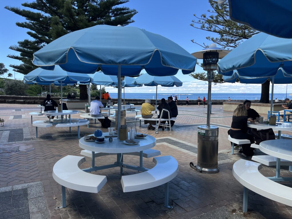 Ruff Ruff Reviews - Coogee Pavilion, Coogee - Outdoor seating area