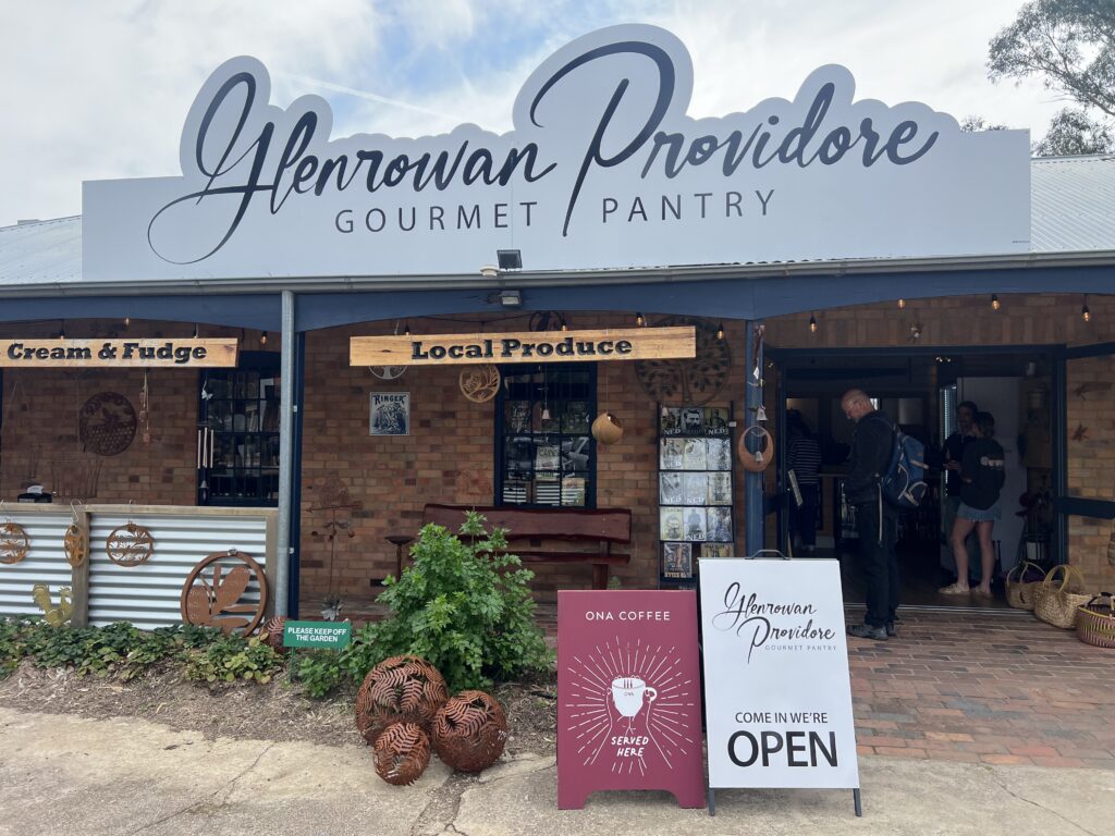 Ruff Ruff Reviews - Glenrowan Providore, Glenrowan, Victoria - View of cafe